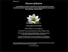 Tablet Screenshot of flowersofrainier.com